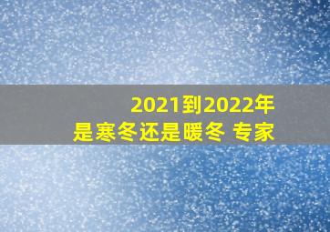 2021到2022年是寒冬还是暖冬 专家